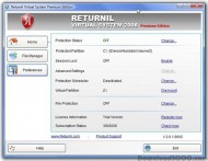 Returnil Virtual System Premium Edition screenshot